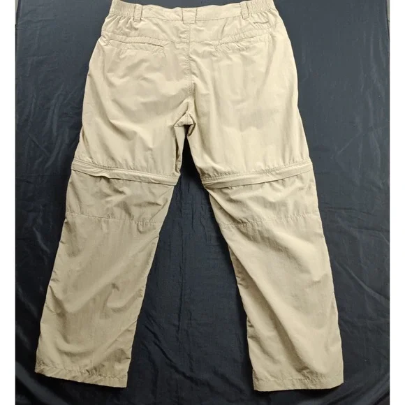 White Sierra Mens Khaki Convertible Zip-off Hiking Pants – Size XL (36x30) - Picture 2 of 8